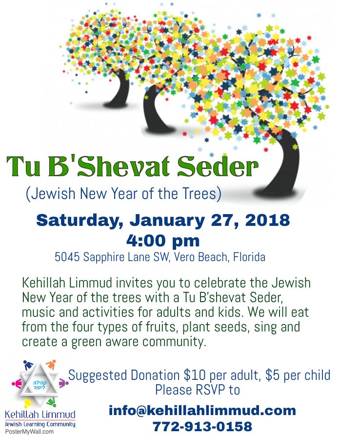 Tu B'Shevat Seder - Birthday of the Trees!!